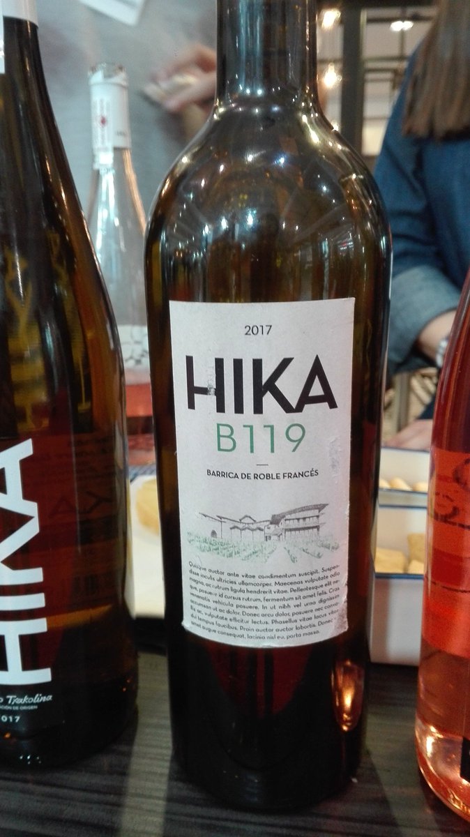 Taninuswine's tweet photo. @HIKA_bodega es una bodega singular con un txakolina de personalidad global. Complejo y sofisticado. Un Txakolina con giro de tuerca, envejecimiento en madera, untuoso y muy elocuente en nariz. Sin duda para paladares exigentes y educados. Un must para cualquier wine enthusiat! https://t.co/Rdc6TJhMmo
