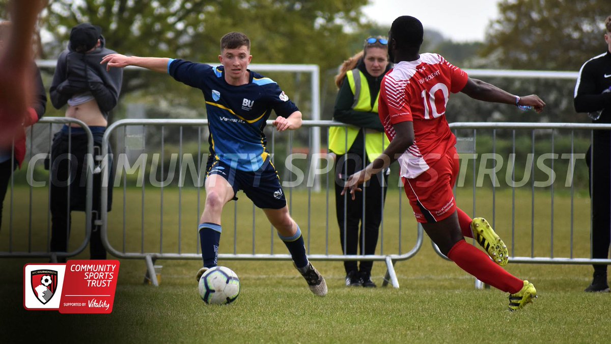 AFCBCommunity's tweet photo. UNI - Derick Hayford's two penalties were cancelled out by two late solent goals.
In the @BUMensFC second penalty shoot-out of the day, the first team were forced into taking 20 before Joel Davison secured the victory!
@SportBU #BUvSolent https://t.co/2W1Dy4HDwN