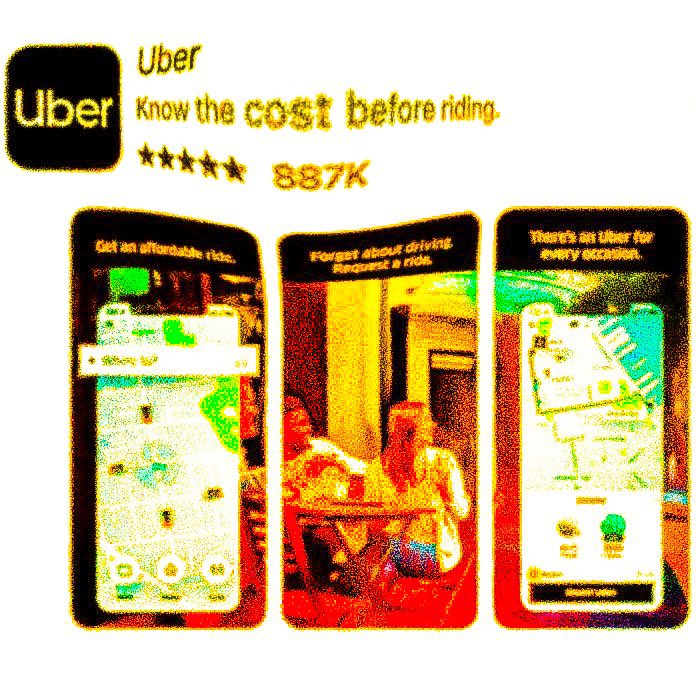 LALabor's tweet photo. A surprisingly on-point & ominous tag line. The cost of using Uber & Lyft: degradation of work, encouraging precarious employment, rewarding companies that deny workers’ rights. #StrikeUberLyft #AppsOffMay8 #WednesdayThoughts https://t.co/9a88geTH6j