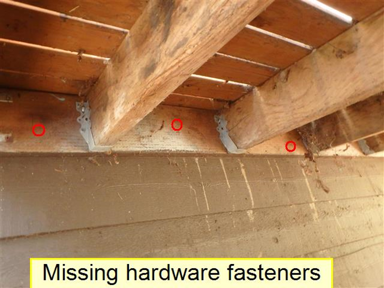 homeinspectexp's tweet photo. Summer has arrived early here in the PNW!
Before your roll out the bbq and deck furniture take a good look at your deck and make sure it's in tip-top shape. It's not unusual for me to find missing hardware fasteners on the deck ledger attached to the home's structure. https://t.co/Vnun2yxlBj