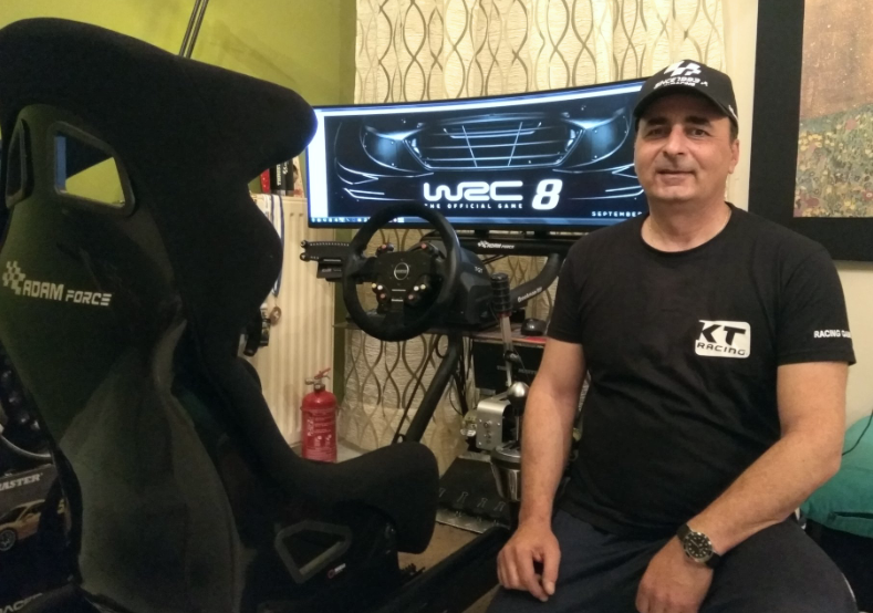 goGreekman's tweet photo. Ready for #wrc8 @kylotonn_games   @Bigben_games  #TrustmasterRally #ADAMforce rigs #Samsung September2019 https://t.co/4VJ1U4CSPZ
