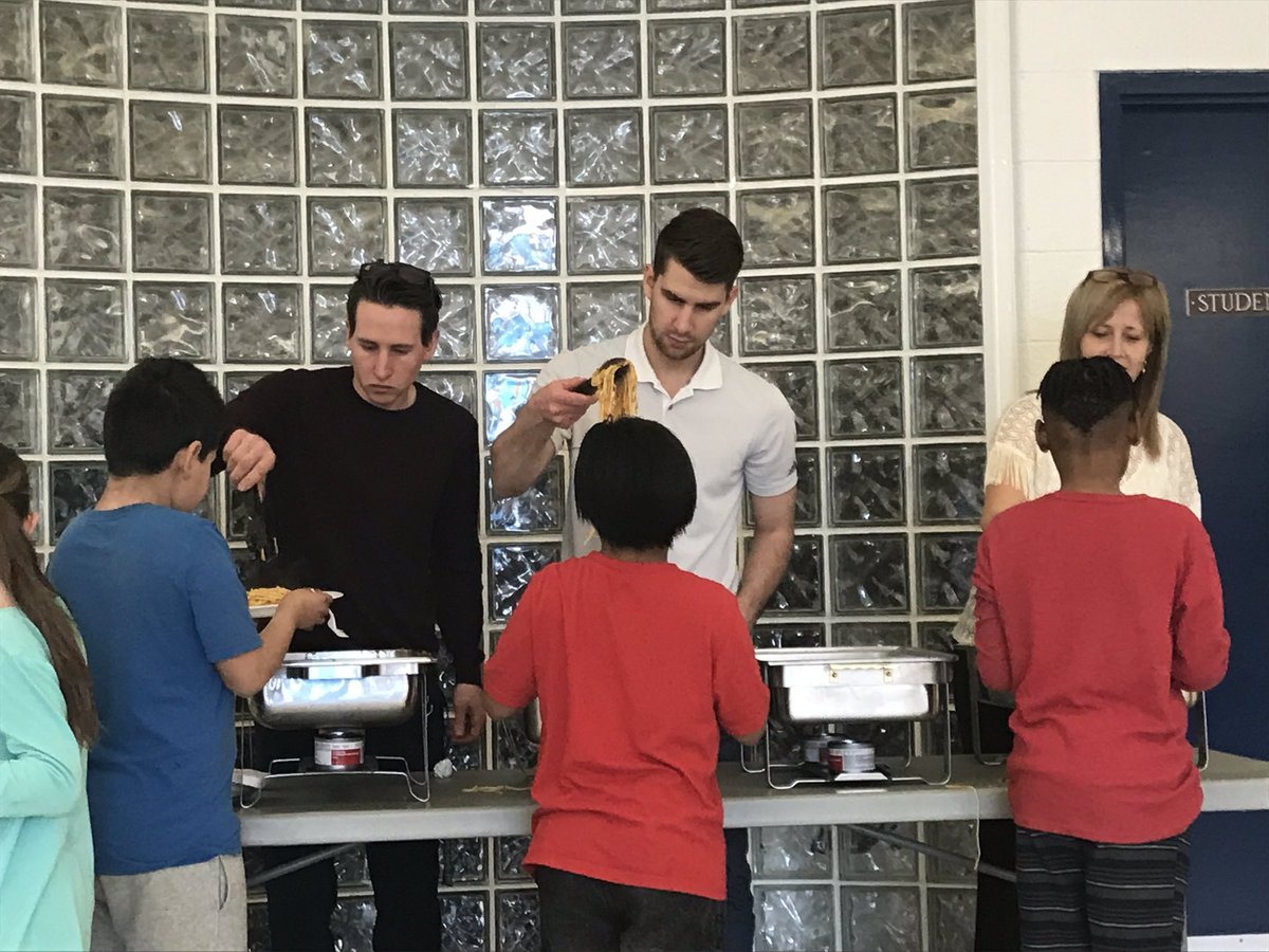 Mr Villamas and his family cooked some spaghetti and pizza for staff and students to celebrate #CatholicEducationWeek at SMS #IBelieveInCatholicEd #ecsrdJOY