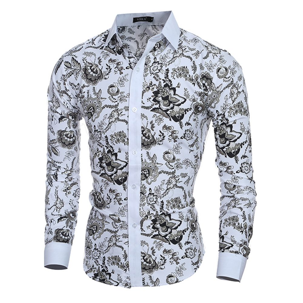 #life #getoutside #amazing Floral Printed Slim Shirt
