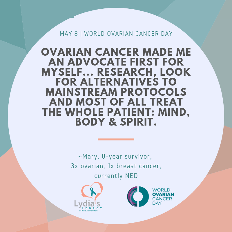 LydiasLegacy's tweet photo. "Ovarian cancer made me an advocate first for myself..." #worldovariancancerday #womenshealth #knowyourbody https://t.co/FJJt5exvhE