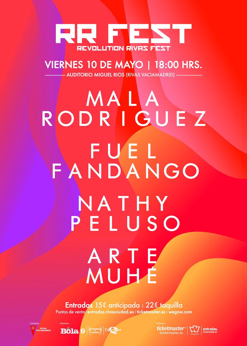 El Viernes toco en MADRID RIVAS a las 20:40!! Nos vemos mi gente que ilusión, llevo un show lleno de placeeeeeer💞 💃🏽 <a href="/RevolutionRivas/">Revolution Rivas Fest</a>
