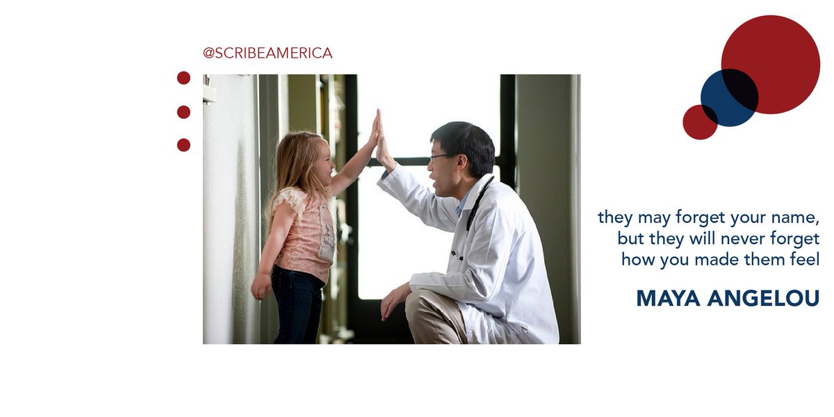 ScribeAmerica's tweet photo. They may forget your name, but they will never forget how you made them feel. - Maya Angelou #WednesdayWisdom π§
.
.
.
#MedicalScribes #opportunities #inspiration #premed #quotes #quoteoftheday #healthcare #experience #scribe #CareTeamAssistant #medstudent #HealthChannels https://t.co/cPL92kWBzA