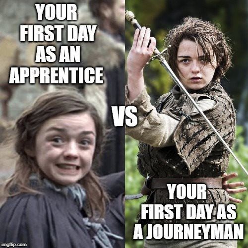 AdvanceAirHeat's tweet photo. The journey from #HVACR #apprentice to #journeyman is a difficult one, but at least it rarely involves bloodshed. #lessonsfromGOT https://t.co/7JXxVmAxFj