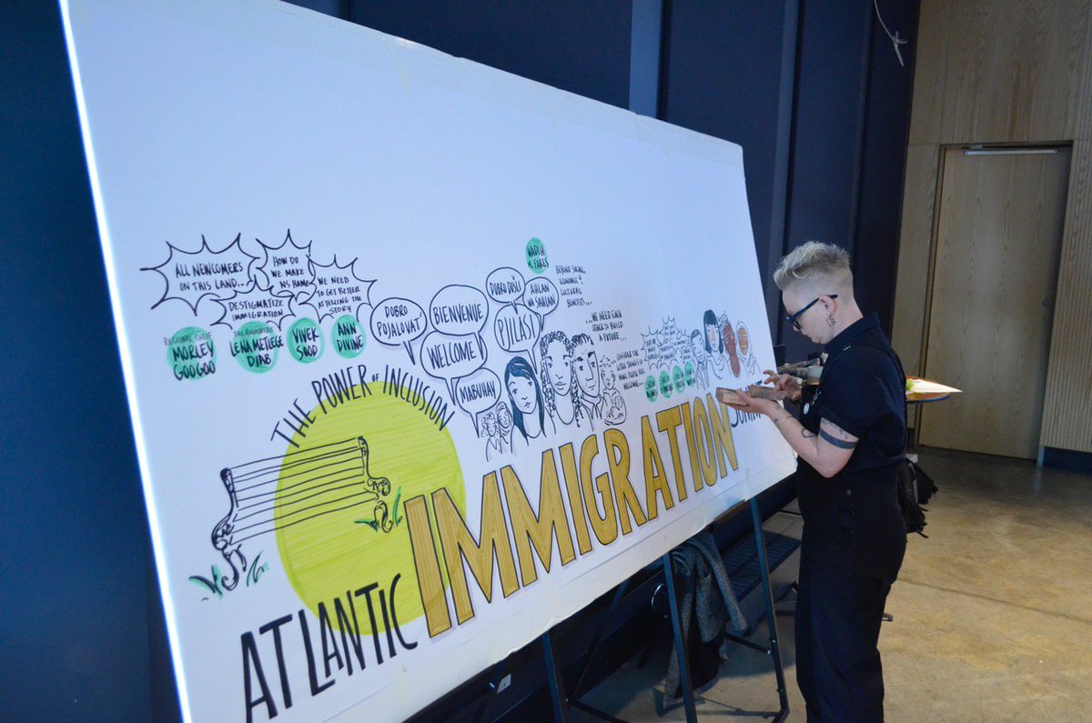 And that's a wrap! Thanks #Halifax! A great day of conversation, recommendations and Actions! #powerofinclusion #ImmigrationMatters 1/2
