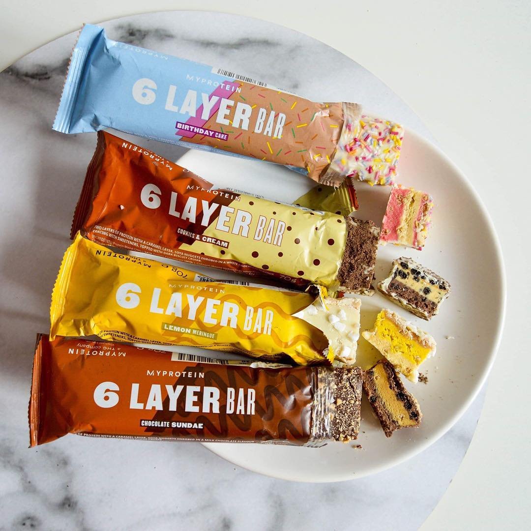 Myprotein's tweet photo. Which #6LayerBar are you choosing?
🎂 Birthday Cake
🍪 Cookies n Cream
🍋 Lemon Meringue
🍫 Chocolate Sundae
#Myprotein https://t.co/epzhFzfcIH