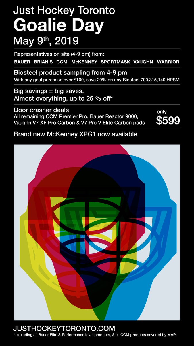 Our massive Goalie Day event is a day away, we have some great deals on all day long including some insane blowout specials listed here.