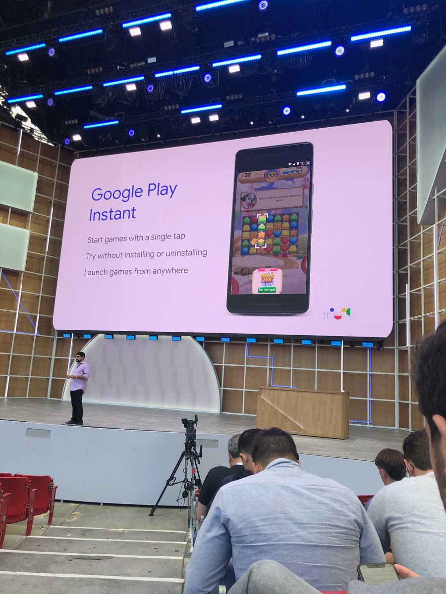 apponboardinc's tweet photo. Day 2 of #GoogleIO #io19 begins. Congrats to all the #GooglePlayInstant and #AppOnboardStudio partners featured on the main stage this morning. | Download AppOnboard Studio for free now: https://t.co/uBkxvOU2Gs https://t.co/wo5BTUfAI2