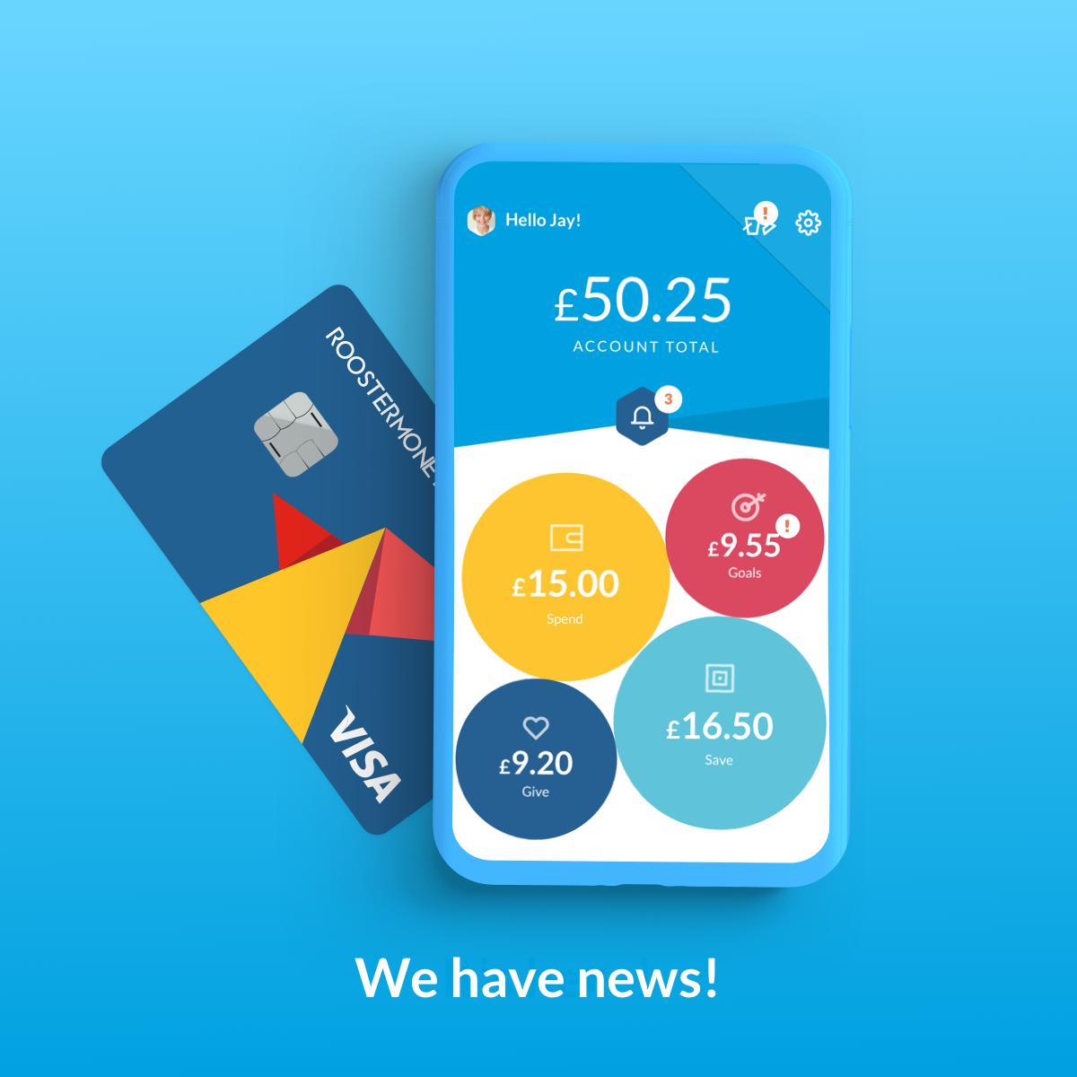 Introducing the Rooster Card! Join the queue to be one of the first UK families to get it! ➡️ buff.ly/2V9pf3t
Want to jump the queue? Skip 10 places ahead every time you refer a friend.
P.S. No overdraft, real-time spending notifications and more goodies. Stay tuned!