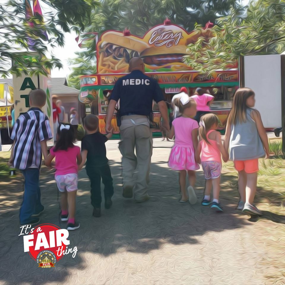 AndersonFair's tweet image. Bobby Huff has worked with us many years. Due to illness, he couldn't join us this year, but he did visit. A long-time medic, he spends time helping others. We ask you to send up prayers or share some love as he heals. Because it’s not just a fair thing; it’s a family thing.