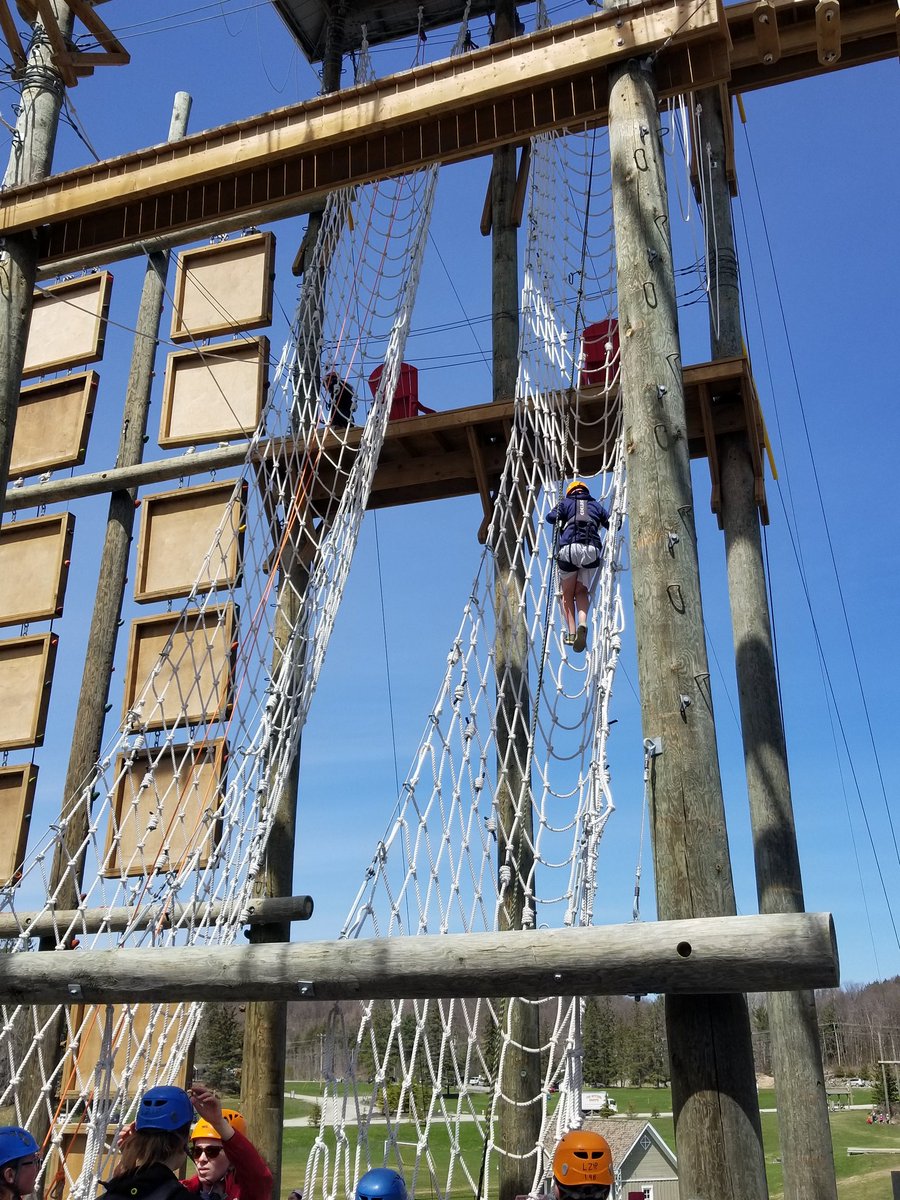 MrHarding25's tweet photo. Facing fears on the high ropes/zipline! https://t.co/lZ1fCboins