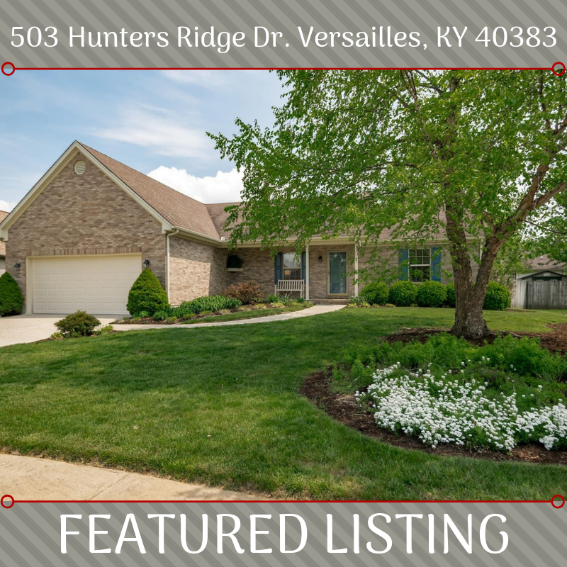 TheAgencyLex's tweet photo. FEATURED LISTING $239,900 
503 Hunters Ridge Dr. Versailles, KY 40383
Spacious 1 level-Open living area with foyer, dining room and great room with stone fireplace with gas logs.All inspections are welcome, however Sellers are selling AS IS. https://t.co/L9P3EknMhu