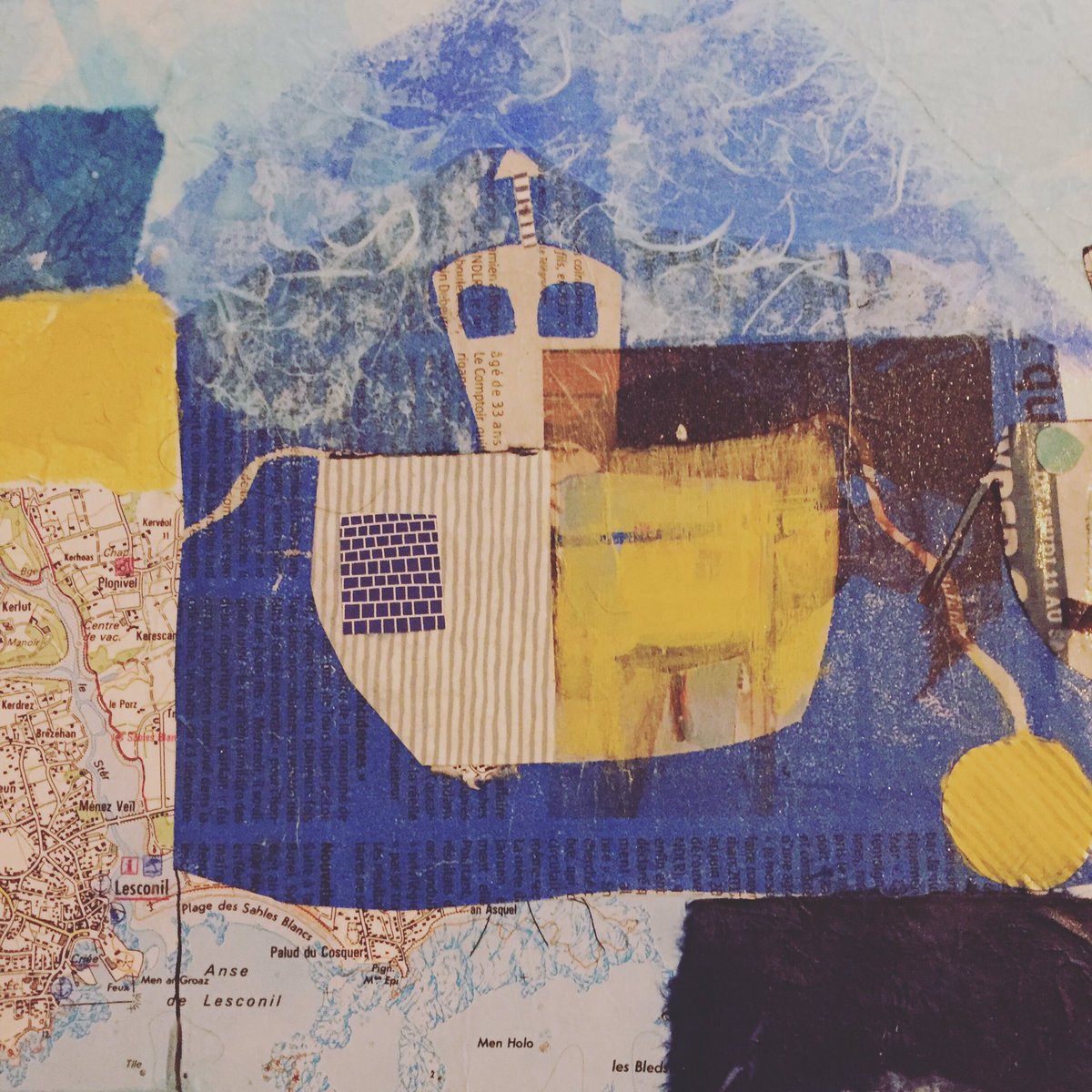 Mermade29's tweet photo. #images #Travail #œuvre #peinture sur #bois inspirée de mon coin de #paradis #lesconil série #rêvedemer #ocean #port exploration #matières #couleurs #emotions #artstudio #cathiehubert #techniquesmixtes #bigoudenjoy @ccpbs @NatPennArBed @HotelPortLesco @Toutcommence29 #noplastic https://t.co/f5Jv4WKC5l