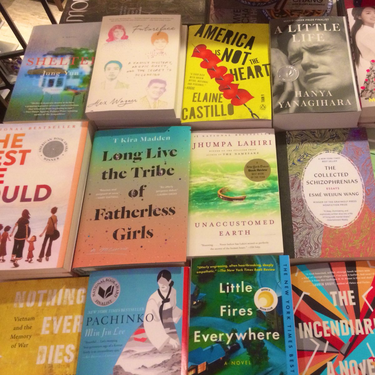 We’re excited to be celebrating Asian American and Pacific Islander Heritage Month with such amazing books by Elaine Castillo, Alex Wagner, Jung Yun, Hanya Yanagihara, T Kira Madden, Esmé Weijun Wang, Min Jin Lee, Celeste Ng, Viet Thanh Nguyen, and many others. 

#AAPIHeritage