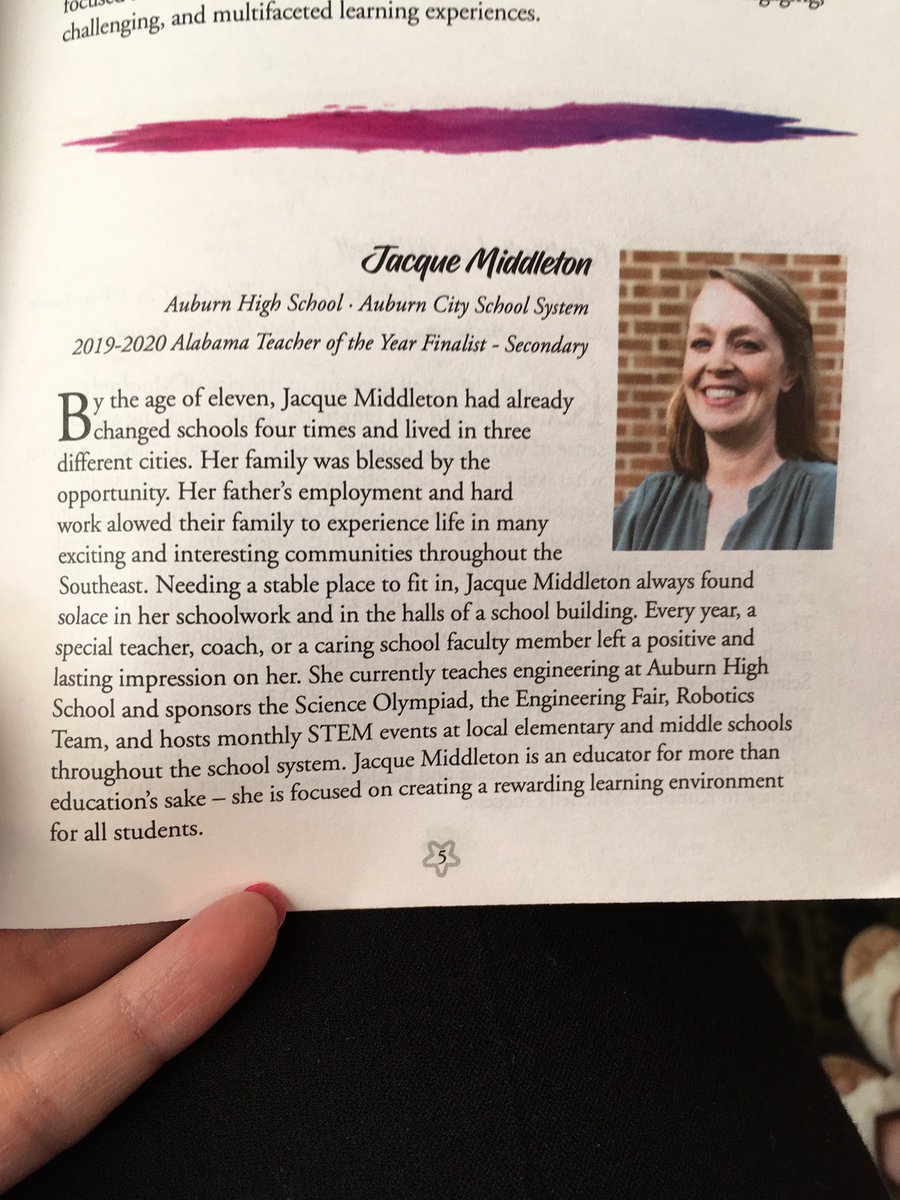 colliewells's tweet image. Celebrating Alabama’s top teachers. So very proud of her!