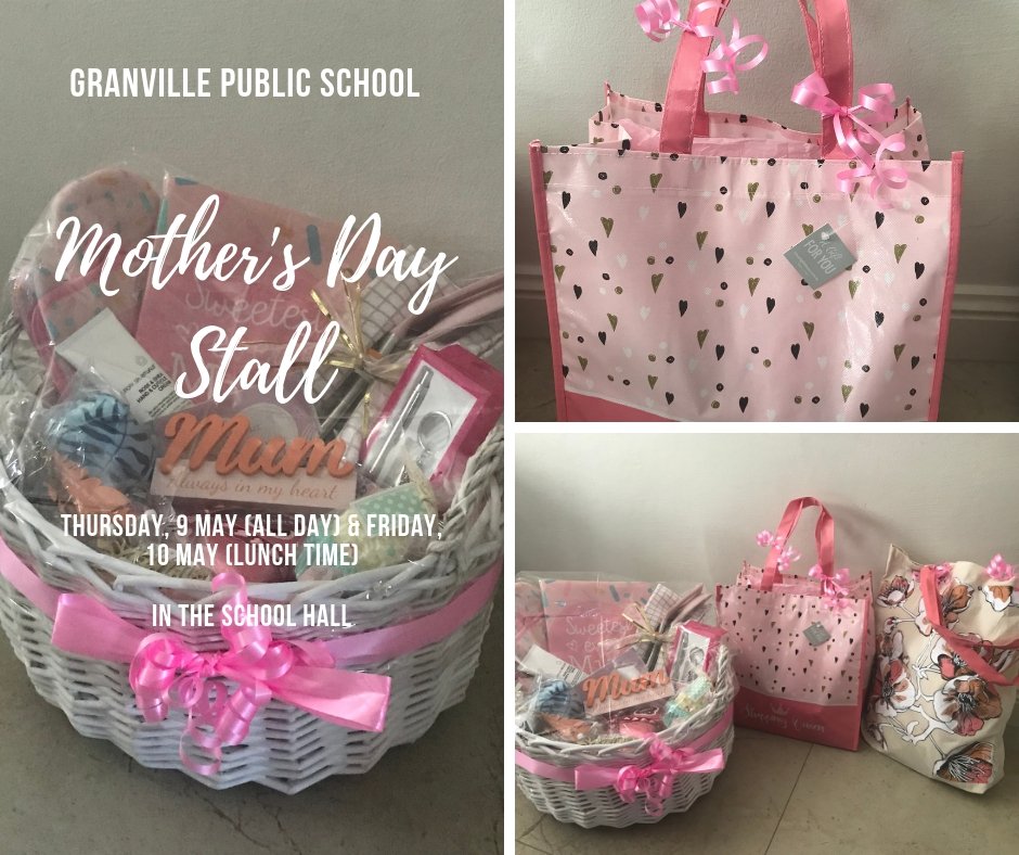 CommunityHubGPS's tweet image. Mother's day stall is on today and tomorrow @granville_ps .