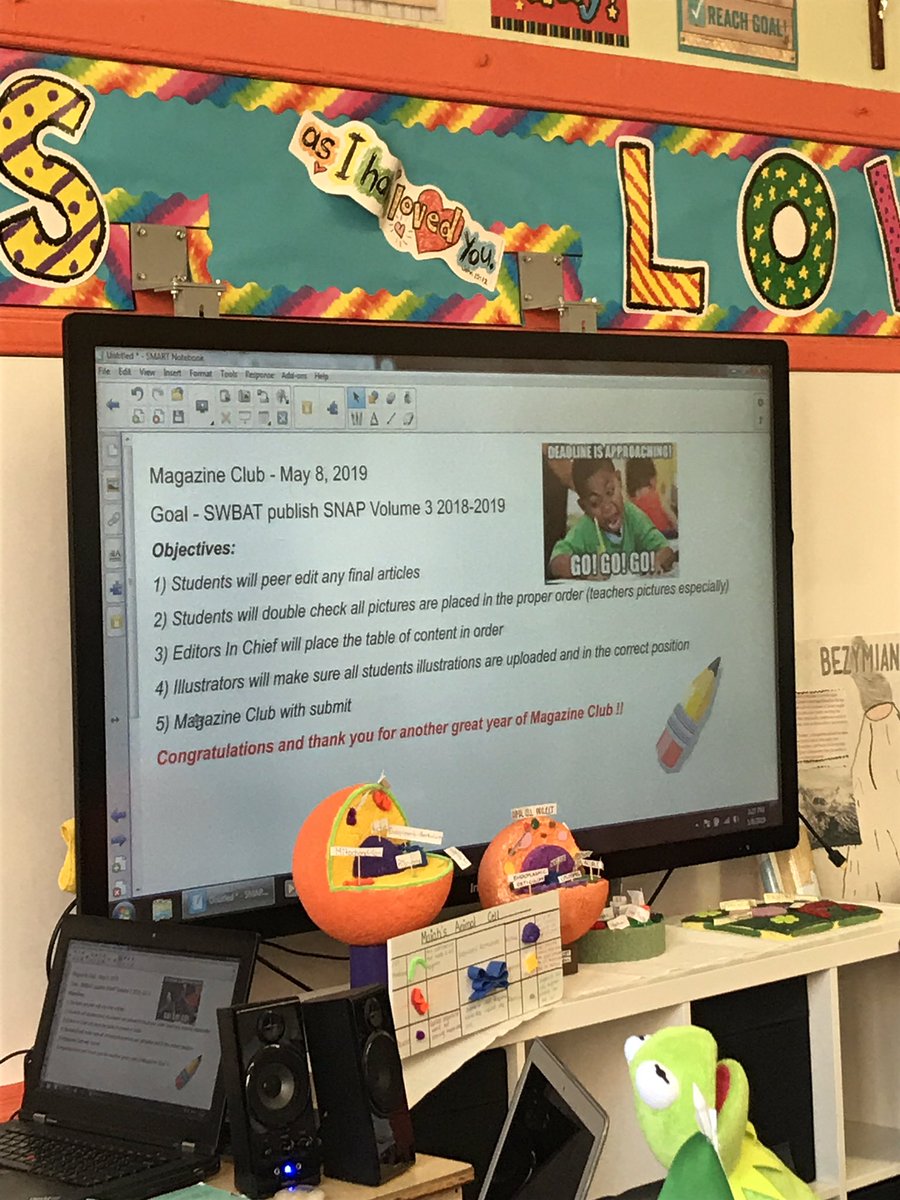 TechTeachWeis's tweet image. Final Day of Magazine Club at @GASchool_NYC #classroominc #blendedlearning