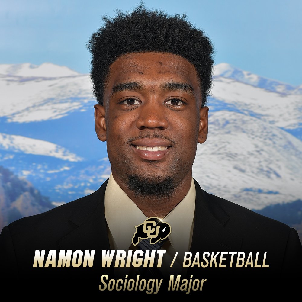Congratulations to Namon Wright from @CUBuffsMBB on graduating with a degree in sociology! #ForeverBuffs