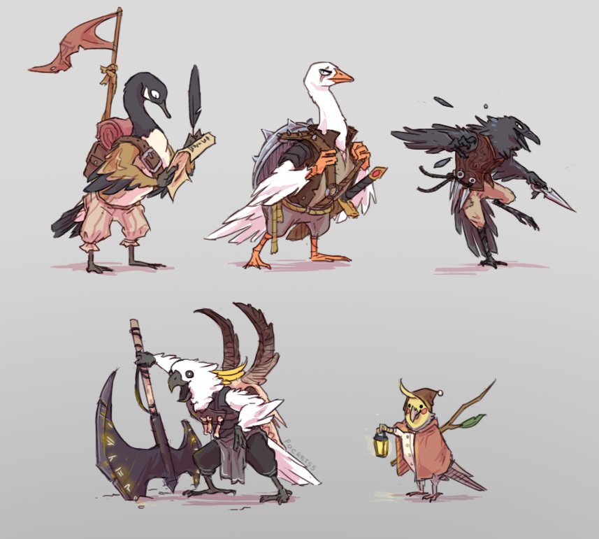 _pocketss's tweet photo. bird adventurers! https://t.co/spIJK92FtU