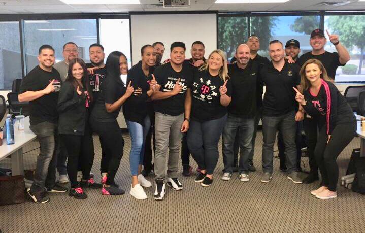 MalikParra1's tweet photo. One team one dream! 🔥🔥🔥 #WVisThePlaceToBe #TMobile @tmobilegreg @FirestoneJosh  @WirelessVision  @RoxWirelessV @DRajMobile @Z10eff @InMeeksOpinion @JennyC_AZ @lalaleeloo @thatsammori @SByrneDoyle https://t.co/b71MSyox9z