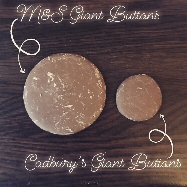 Giant Chocolate Buttons 
