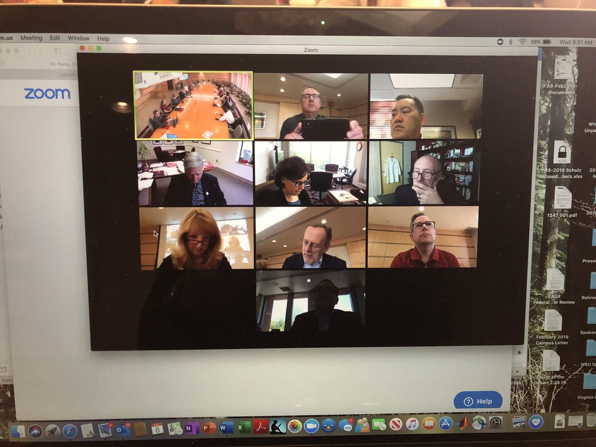 WSU_Cougar_Pres's tweet photo. Excellent meeting today of the WSU SPIEC group who are leading our development of our WSU System Strategic Plan &amp; @WSUPullman Strategic Plan.  Reactions from #WSULG19 - inspiring, engaged, and excited!  We are working to summarize key themes from yesterday! #GoCougs https://t.co/MxxCh6blwP