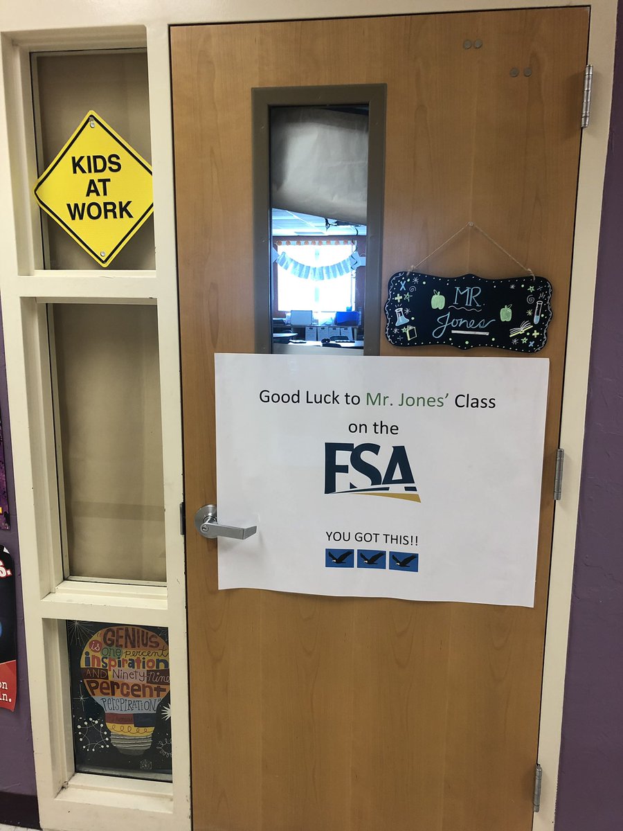 mrjonesteaches_'s tweet photo. So proud of these 3rd graders for working their tails off preparing for testing this week!
What an honor it is to be your teacher and watch each and every one of you grow! You did it kiddos ❤️
#slaytheFSA https://t.co/FcYRKSNxus