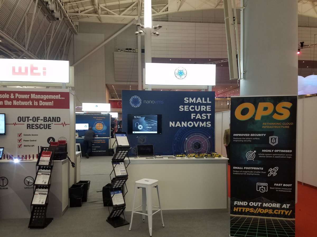 nanovms's tweet image. penguins, red fedoras and apparently more than one #unikernel spotted at #redhatsummit
