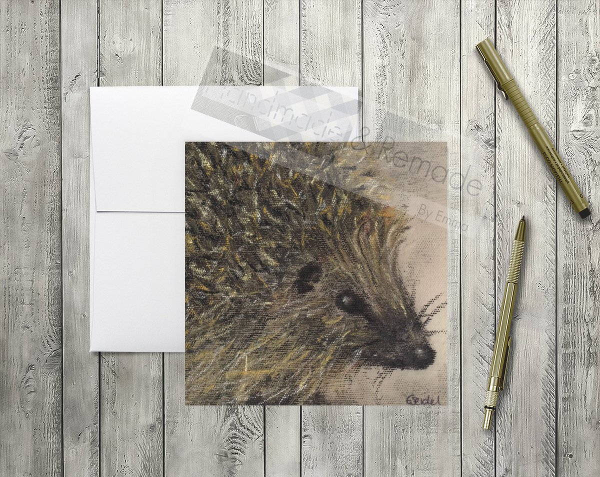 EmmaRemadeby's tweet photo. As part of #HedgehogAwarenessWeek, buy any of my #hedgehog prints, canvases or greeting cards &amp; 10% will be donated to my wonderful local #shobdon, #Herefordshire #hedgehogrescue, #helpforhogs. @BeingBoycie #handmadehour #hedgehogweek #herefordshireartist https://t.co/SJP8JeRtkd https://t.co/sMOrymbHRN