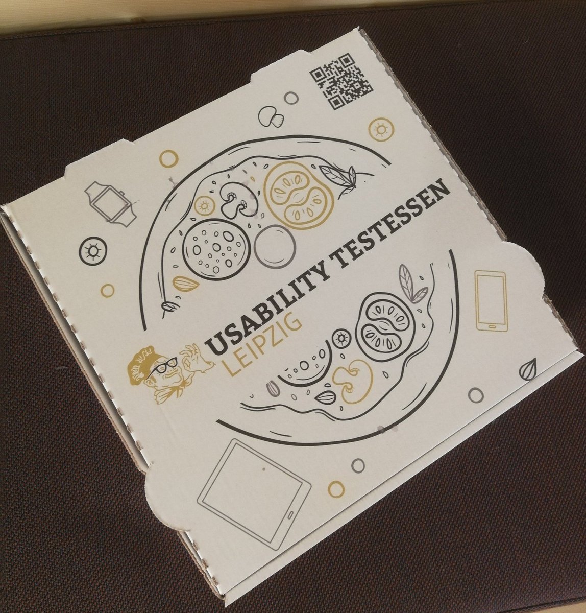 id2it's tweet image. #testessen Leipzig mit spannenden Einblick in mobile apps, Webseiten, 🍕, Mate 🍺 und Kontakten