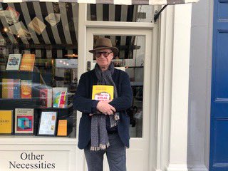 Outside Lutyens &amp; Rubinstein’s wonderful Notting Hill bookshop, before being interviewed about my new book, ‘How to Steal Fire’, by writer/musician Simon Fellowes and before a very interesting and interested audience.