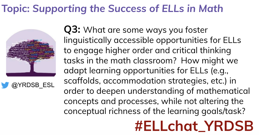 Supporting ELLs @YR tweet media