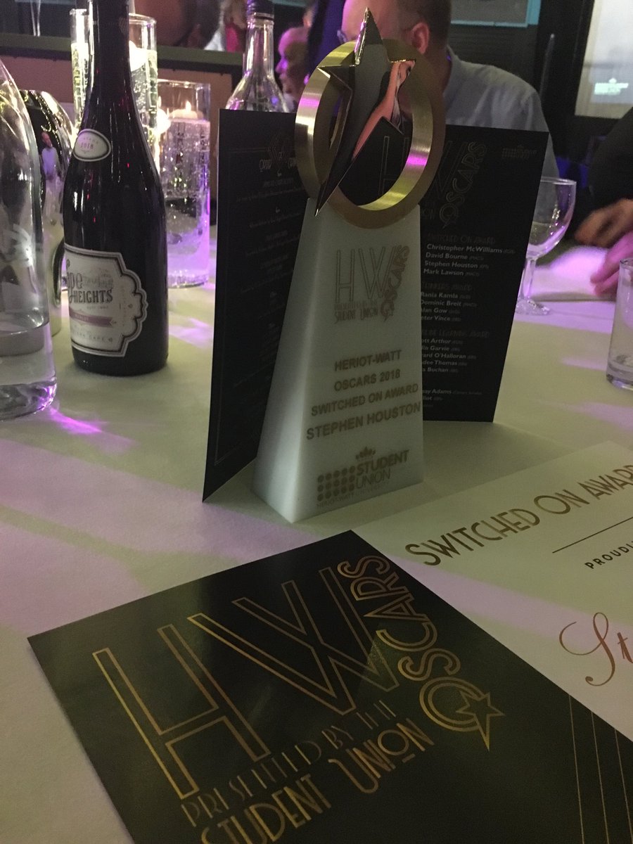 mkingshearer's tweet photo. Fabulous night at the @HWUnion HW Oscars. Congratulations to all the winners and nominees, and a huge well done to the Student Union for such a fantastic awards ceremony. Feeling very inspired by all the wonderful, wonderful people whom I am so fortunate to work with. https://t.co/weDddwZCcJ