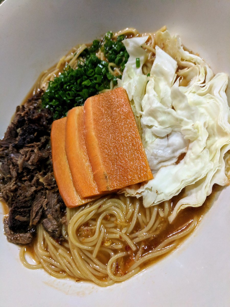Chef_Keeks's tweet photo. Played around with some ramen recipes today... It wasn't perfect... Much to fix .. but this is what I captured ... The eggs aren't soft boiled cos the person I was serving didn't want them that way... Hope this gets u amped for Saturday. #SlurpySaturday 🍜 https://t.co/E6byhAPTv5