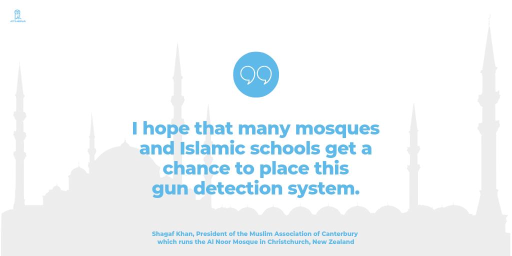 GunDetection's tweet image. It's important to us to help ensure the safety of everyone in their place of worship.
#Christchurch #NewZealand #GunDetection
