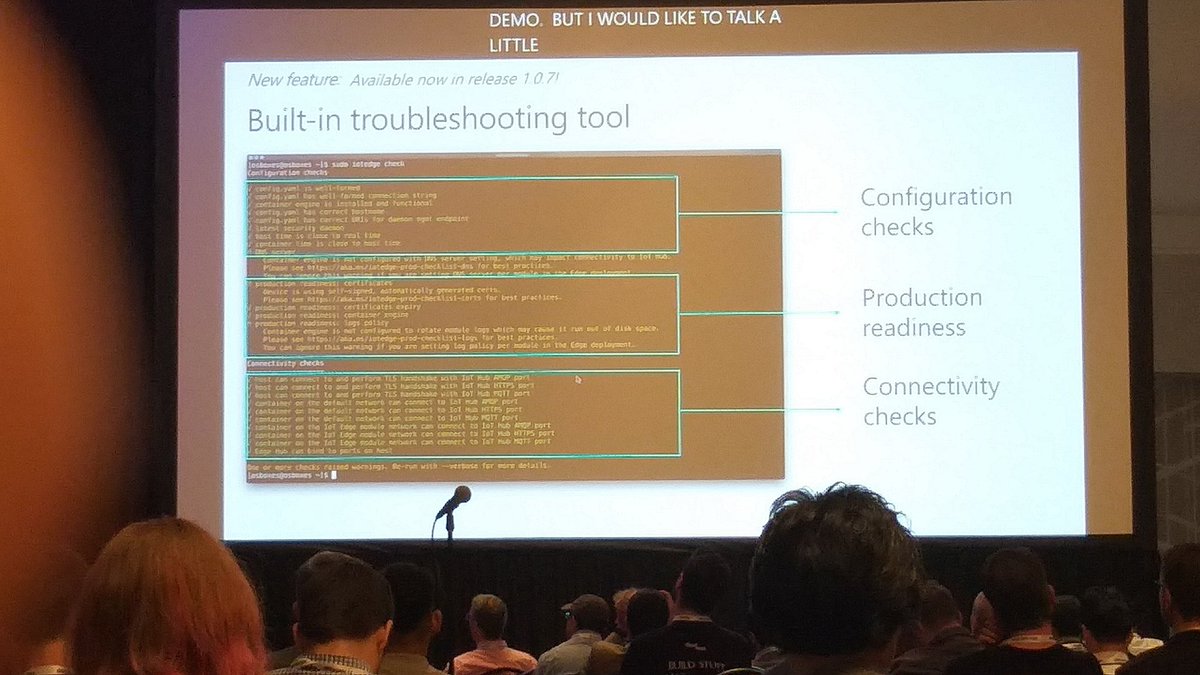 taraw's tweet image. New Feature #IoTEdge 
#MSbuild #DevMC #IoT #DevCollective