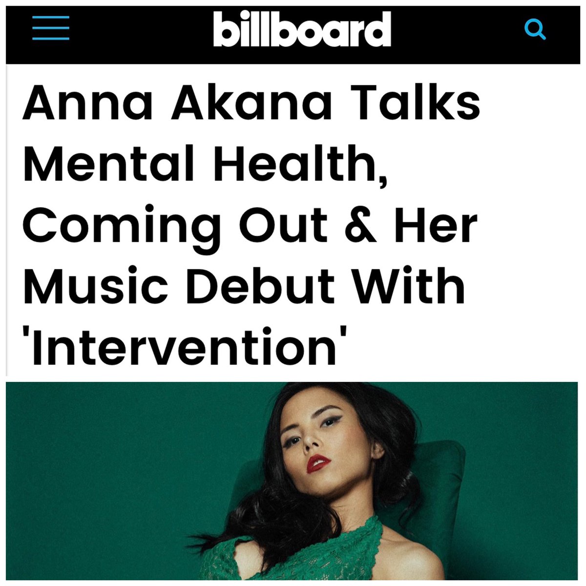 Beyond excited to present our work on @annaakana debut single #Intervention through <a href="/billboard/">billboard</a> ! Article &amp; #MusicVideo link in bio🖤

WRITING: @annaakana @niccimusic @shayonmusic 
PRODUCTION: <a href="/JengaPro/">JENGA Productions</a> 
MIX: @jimmyfoon 
MASTER: #HowieWeinberg  
STUDIO: #JENGAProductions