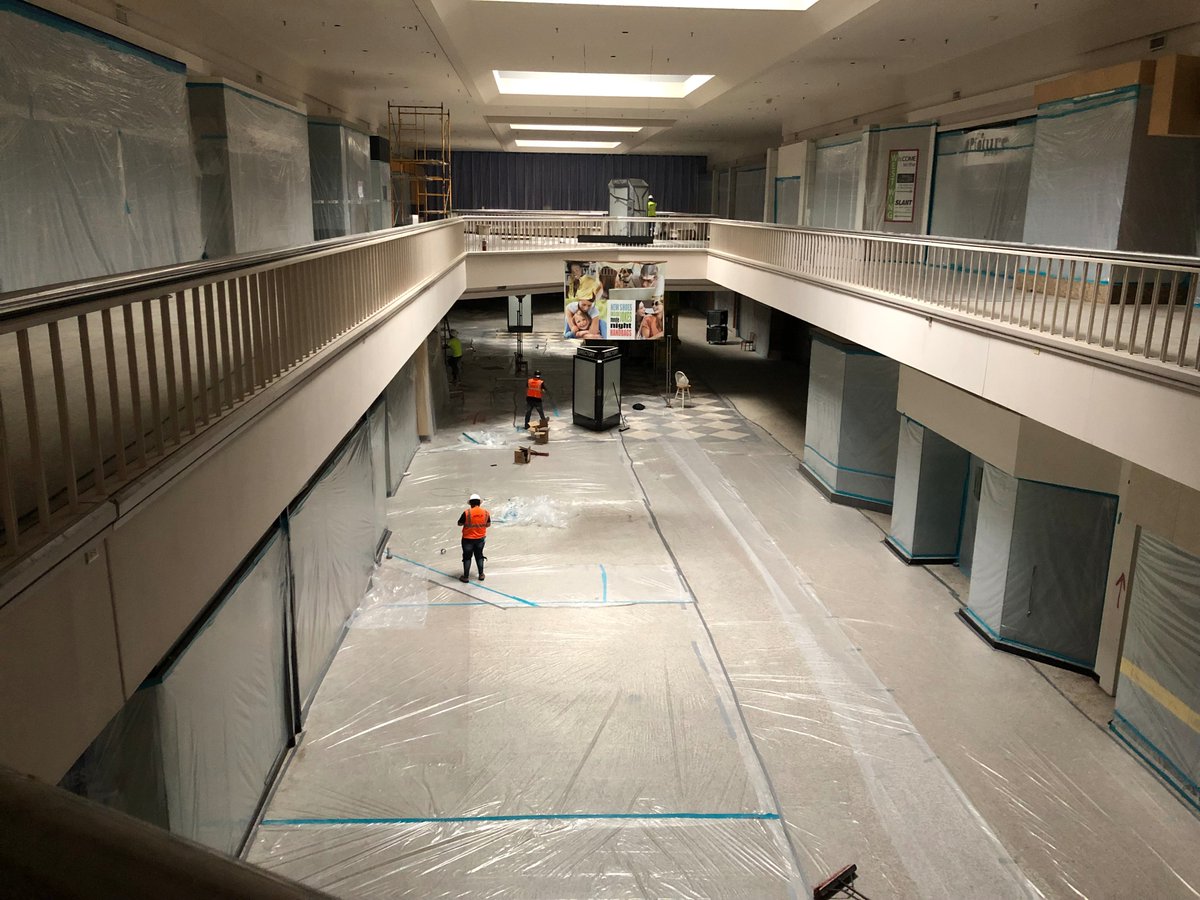 Who remembers shopping here? #Asbestos #Abatement on 1st &amp; 2nd floors at Valley View Mall in Dallas.