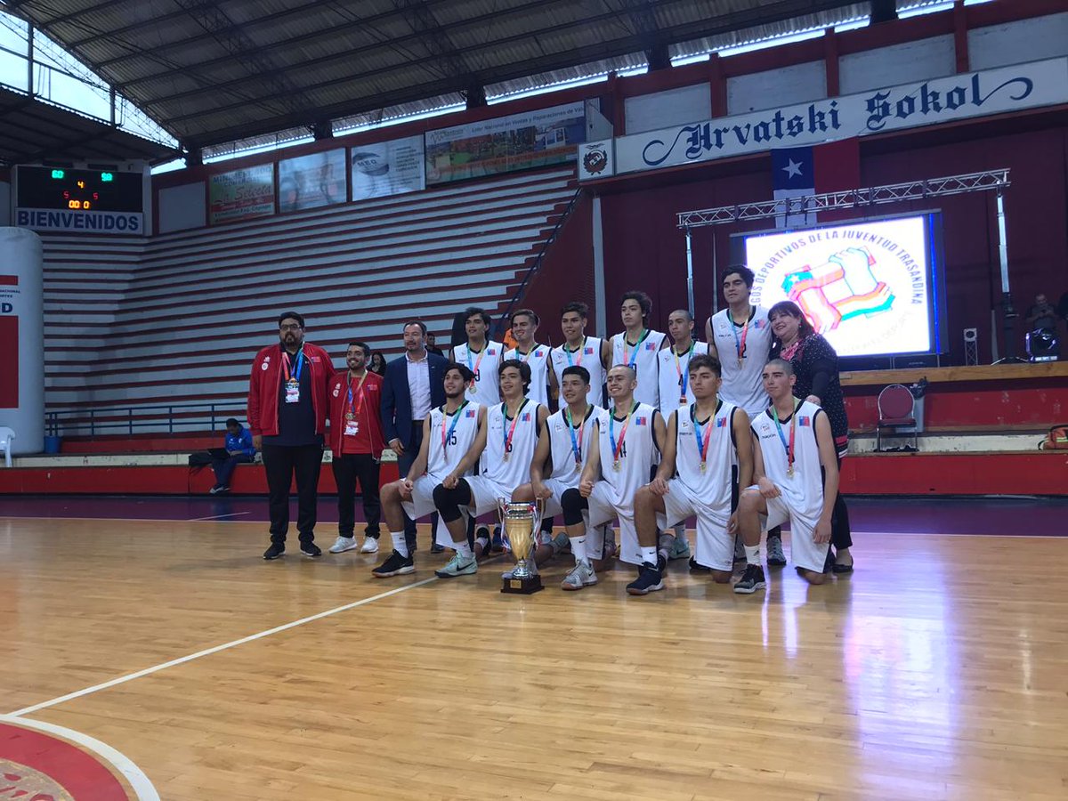 INDChileOficial's tweet photo. #Judejut2019 ANTOFAGASTA ES MONARCA EN EL BÁSQUETBOL/ Los equipos femenino y masculino de la 2da. región son los campeones de los Juegos de la Juventud Trasandina Chile 2019. ¡¡¡Gran trabajo muchach@s!!!! #ChileCompite https://t.co/r93ANwKVPe