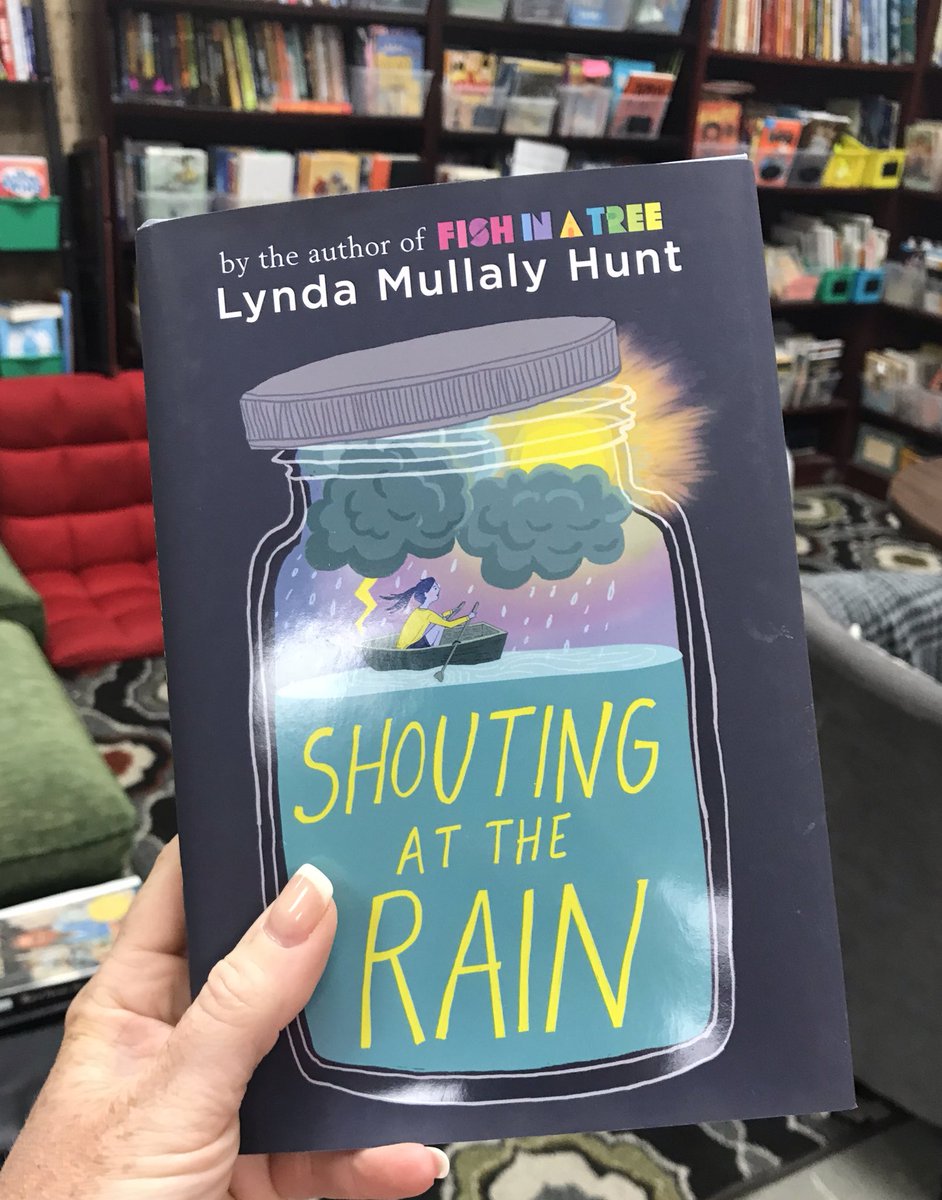 gless54's tweet image. So excited that Shouting at the Rain by @LynMullalyHunt arrived yesterday and is already in the hands of its first reader!! Awesome book! @nancyrosep #nctevillage @BayShoreSD_ELA #mgbookvillage #nerdybookclub #g2great #read2lead #shoutingattherain @JoEllenMcCarthy