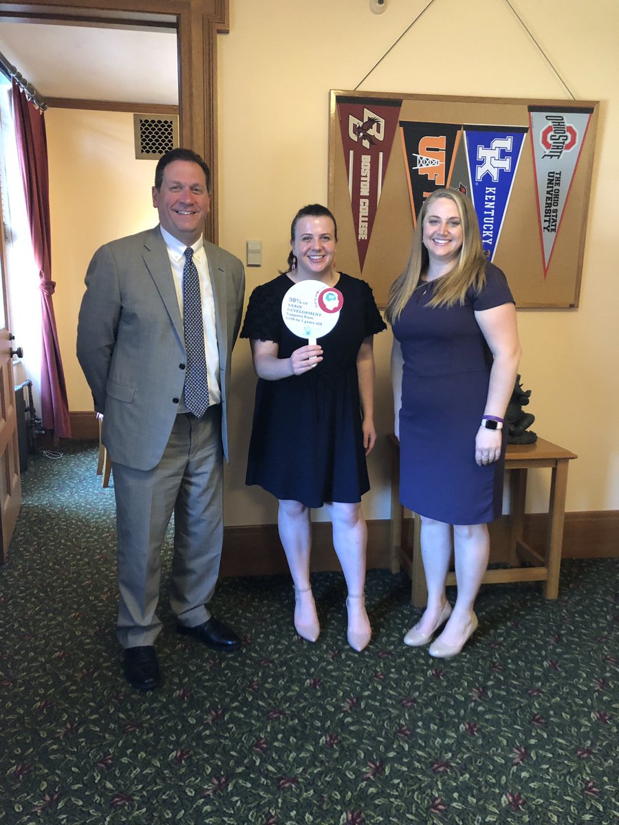 PRE4CLE's tweet photo. Wrapped up the @GroundworkOhio #GroundworkSummit2019 meeting with legislators this afternoon. @EmiliaSykesOH @ElectMattDolan #LayTheGroundwork #PNCGrowUpGreat https://t.co/DnoOjv0jif