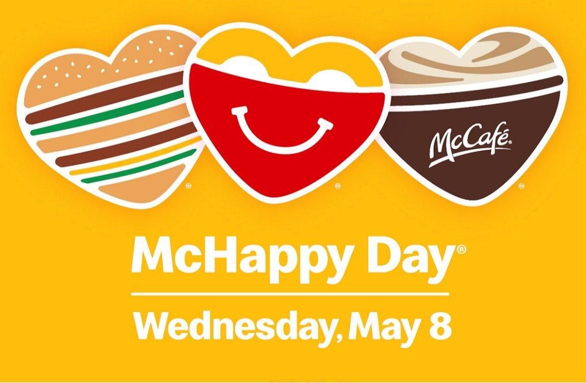 ComoxValleyCDA's tweet photo. It feels good to give back today! Visit any local @McDonaldsCanada today and support families right here in the Comox Valley on #McHappyDay! $1 from every Big Mac, Happy Meal, and McCafé drink sold will be donated to #SupporttheCVCDA #comoxvalley https://t.co/yRC4ZhI6YL