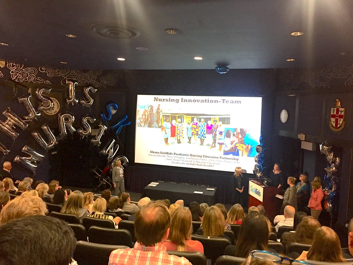 SickKidsGlobal's tweet photo. SickKids nurses do incredible things! Congratulations to all of this year's recipients of The Grace Evelyn Simpson Reeves Awards! Shout out to the Nurse Educators in the SickKids-Ghana Paediatric Nursing Education Partnership (PNEP) who won the Innovation Team award! #NursingWeek https://t.co/8oRlnh6dGY