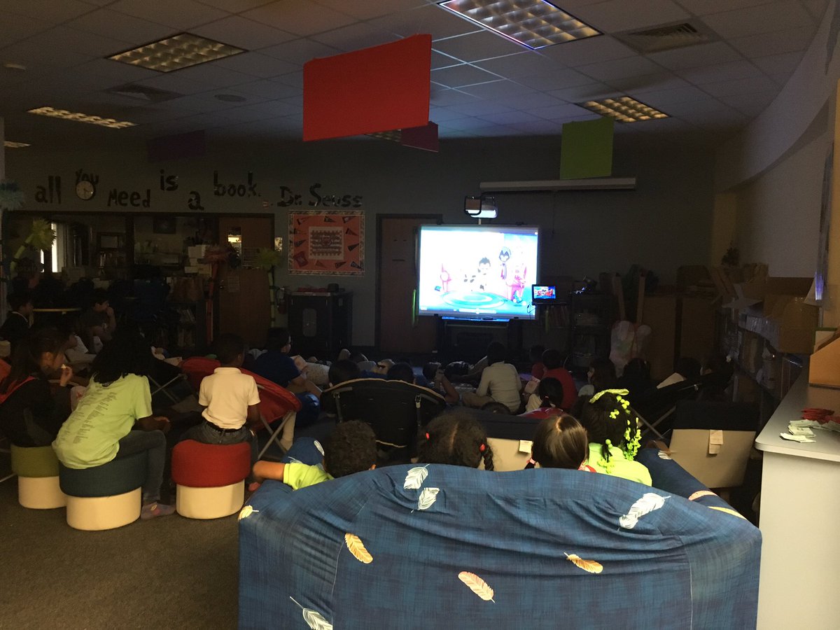 Last movie day of the year!  First graders are a great audience! #aliefmission #AfterSchoolFun @MahanayStars
