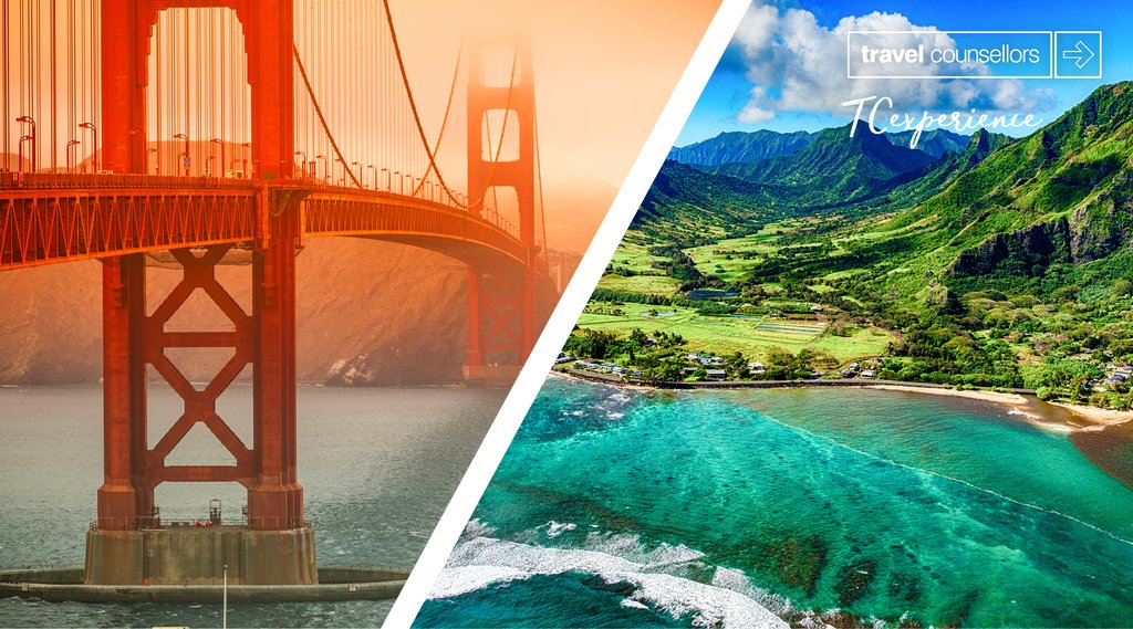 How about this for an amazing trip. 
Luxor Hotel Las Vegas, Ranch at Death Valley , Mammoth Mountain Inn, Mammoth Lakes , The Lodge at Sonoma Renaissance Resort &amp; Spa, Sonoma, Hotel Epik, San Francisco,Sheraton Princess Kaiulani, Honolulu,Dunes Inn Sunset, Los Angeles