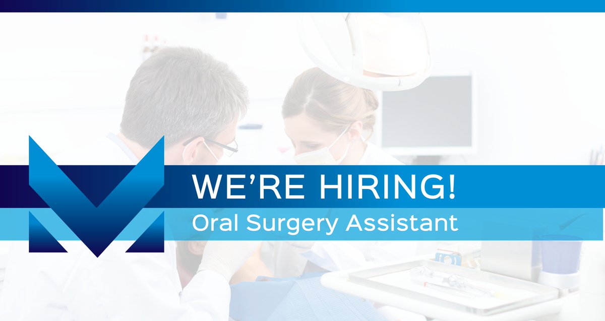 Michigan_OS's tweet photo. Michigan Oral Surgeons is in search of a full-time Surgical Assistant to join our dynamic team! 

Please contact our Ann Arbor office at (734) 769-5302 for further information on how to apply. We can't wait to meet you! #Hiring https://t.co/2QLAsyizsp
