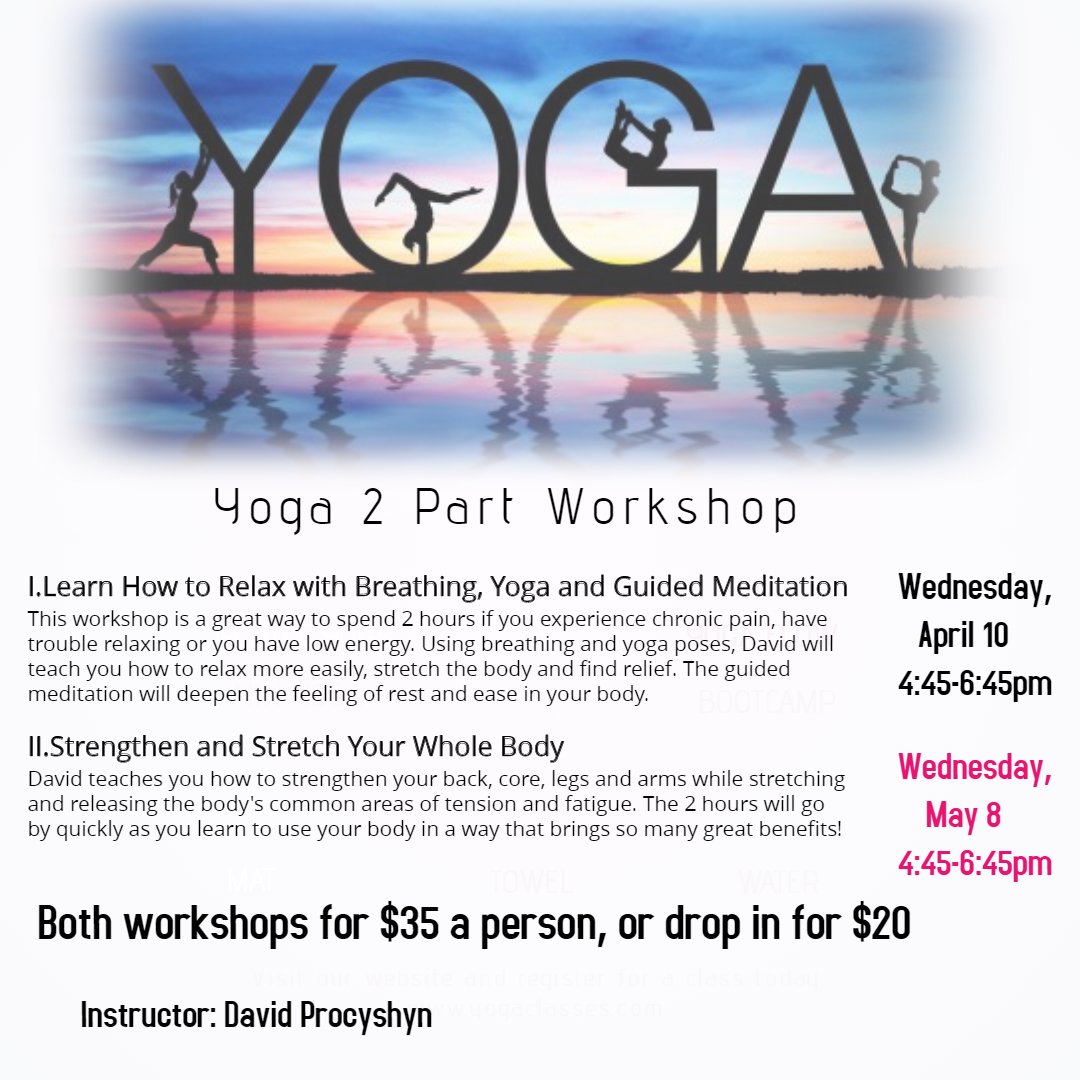 🧘🏽‍♀️ A reminder that our 2 Part Yoga Workshop is this evening! Drop-in's welcome for $20 🌻
#active #yoga #workshop #JamesBay #community